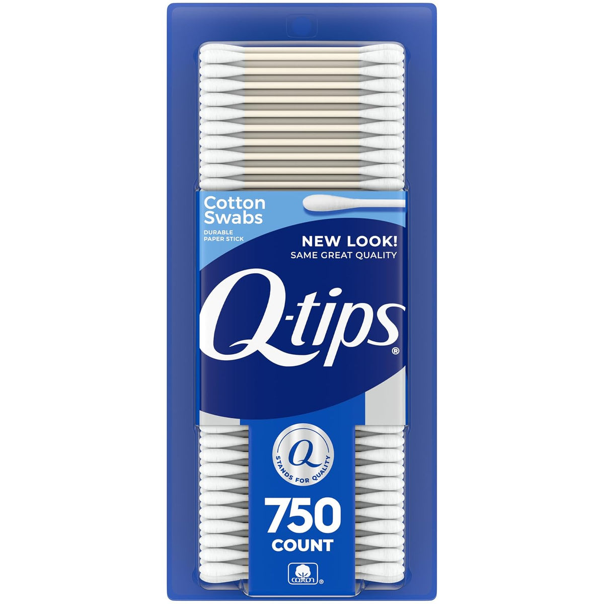 Q-tips Cotton Swabs For Hygiene and Beauty Care Original Cotton Swab Made With 100% Cotton 750 Count Jansha Store