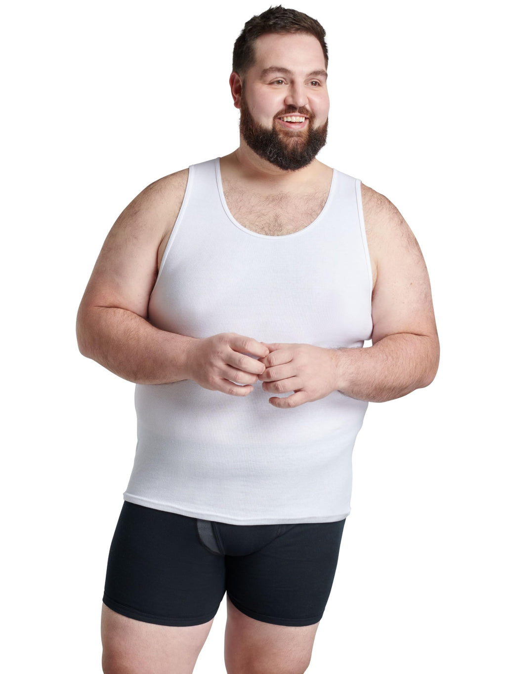 Fruit of the Loom Men's Sleeveless Tag Free Moisture Wicking Tank A-Shirt Jansha Store
