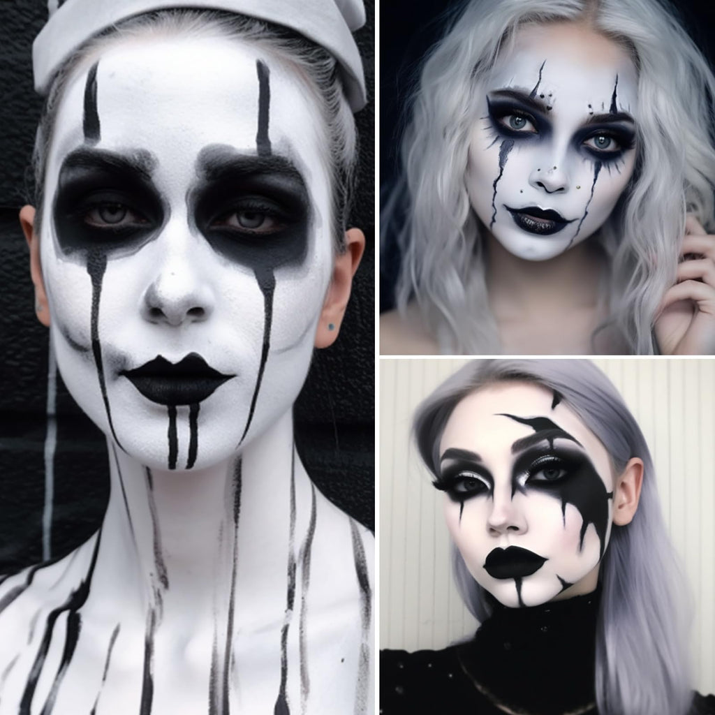 BADCOLOR Black Cream-Blendable Face Body Paint Stick for Adults Children Eye Black Softball Football Baseball Sports , Non-Toxic Hypoallergenic for Halloween SFX Makeup Cosplay Joker Costume Parties Jansha Store