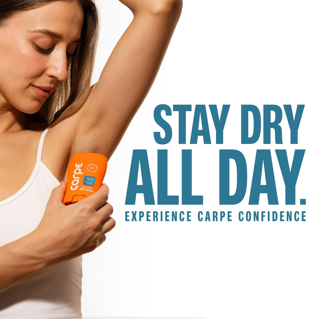 Carpe 100-Hour Antiperspirant Deodorant, Mountain Breeze - 2 Pack Jansha Store