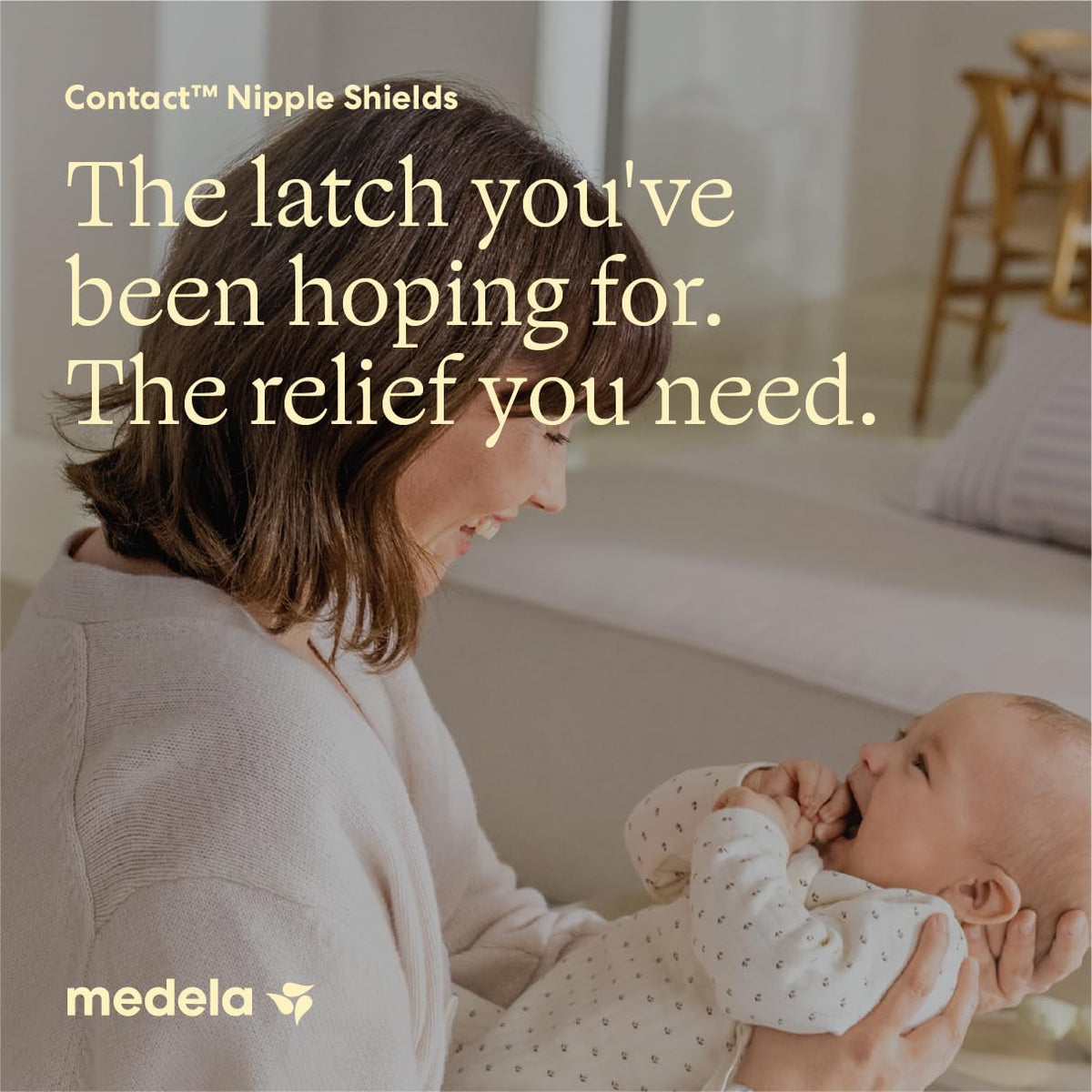 Medela Contact Nipple Shields, For Breastfeeding Comfort, Size L 24mm, 2ct Jansha Store