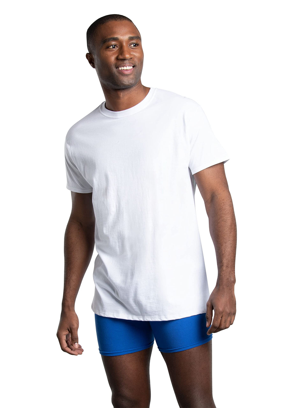 Fruit of The Loom Men's Crew Tee Undershirts, Moisture Wicking & Tag Free, Also Available in Big & Tall Jansha Store