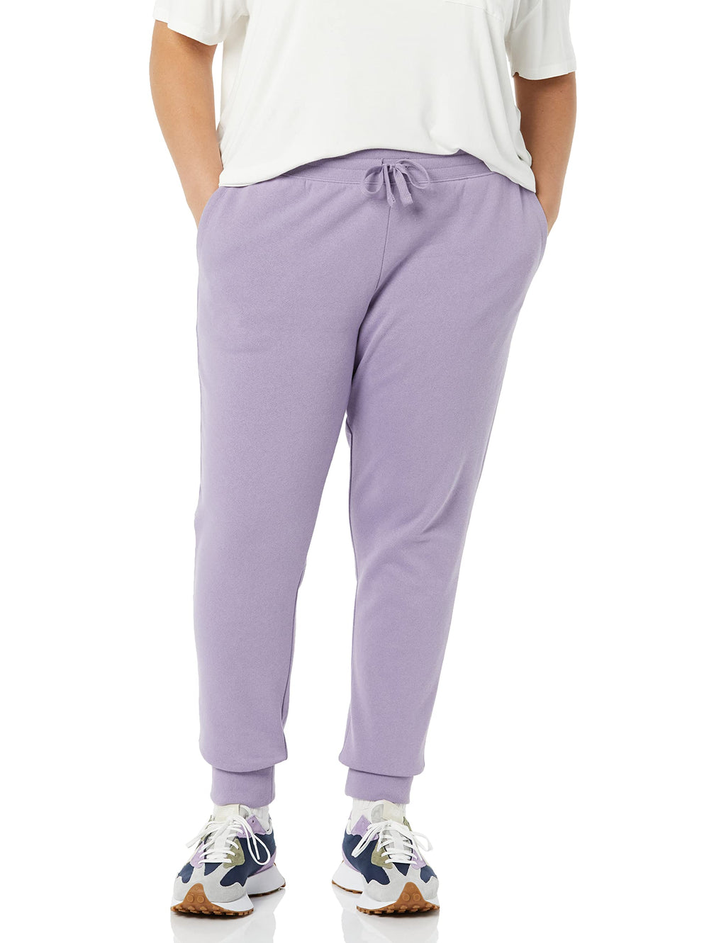 Amazon Essentials Women's Cotton Fleece Jogger Sweatpants with Drawstring (Available in Plus Size) Jansha Store