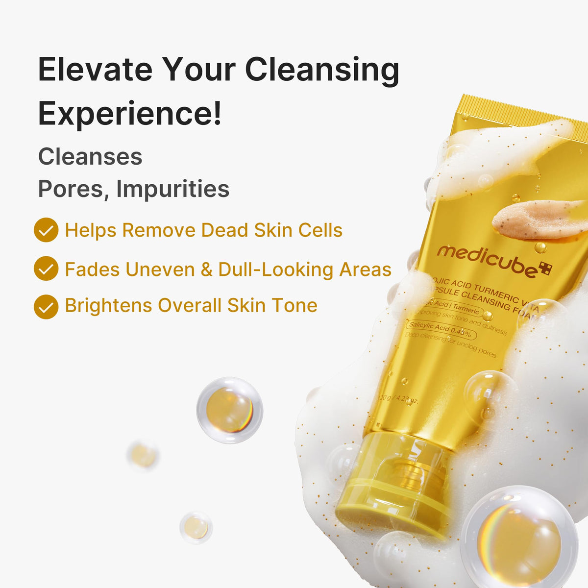 medicube Facial Cleanser Zero Pore Capsule Foam Cleanser Jansha Store
