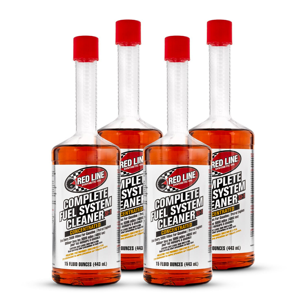 Red Line 60103 SI-1 Complete Fuel System Cleaner - 15 Ounce- Fuel Injector Cleaner and Carburetor Cleaner for Corrosion Prevention and Injector, Valve, and Combustion Chamber Deposit Removal Jansha Store