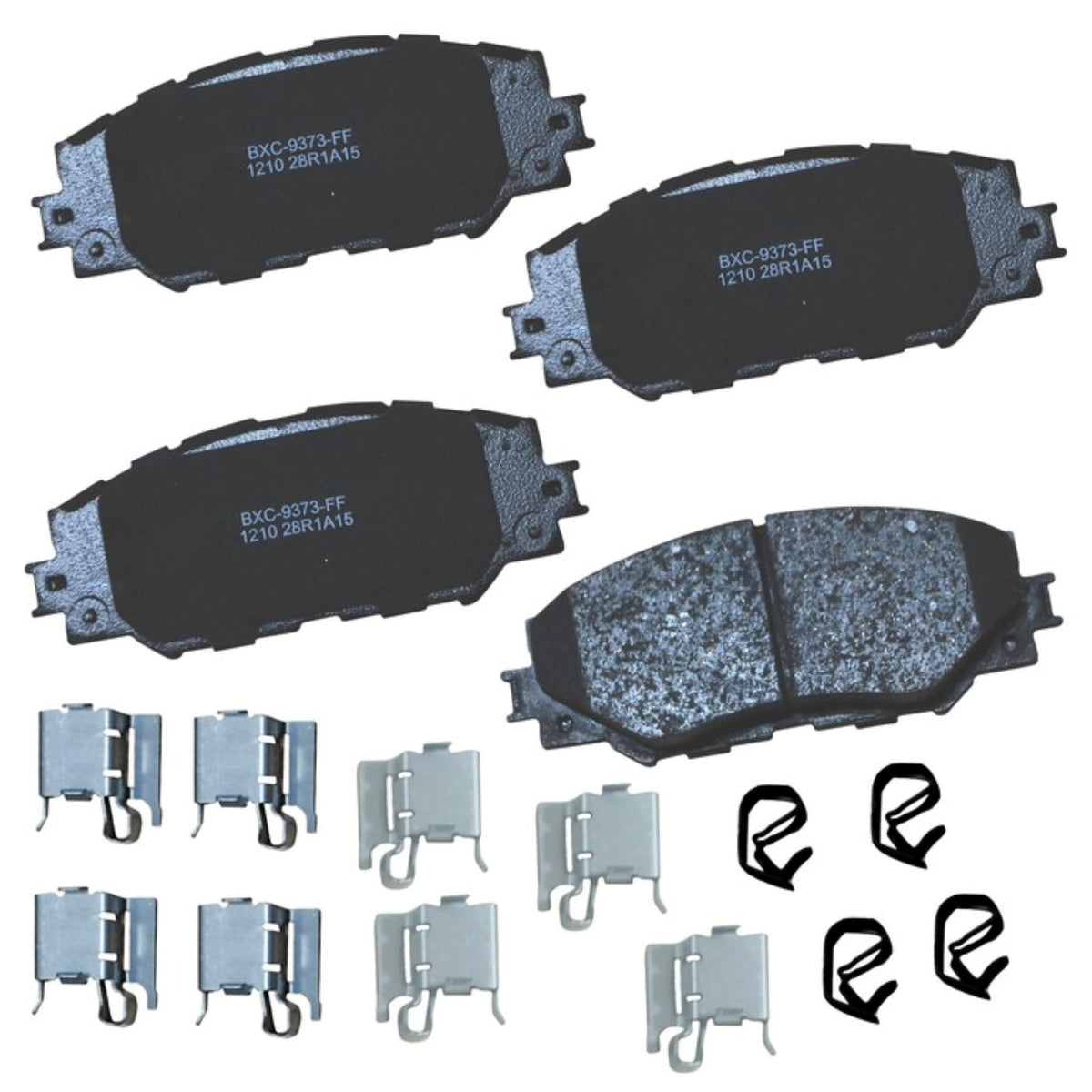 Bendix Premium SBC436A Ceramic Front Brake Pads for Toyota 4Runner 2002-2001, Hilux 2004, Tacoma 1998-1995 Jansha Store