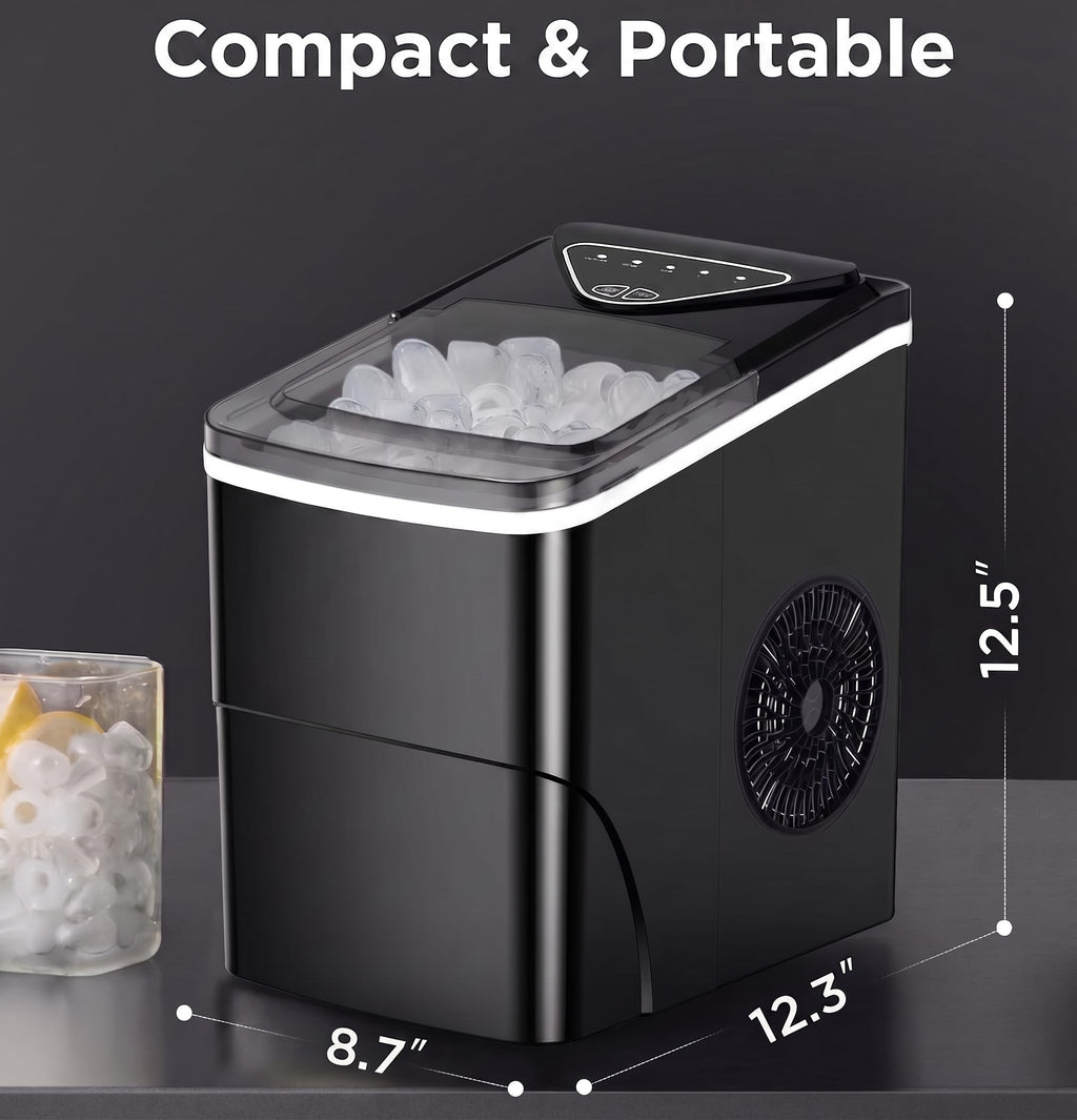 Silonn Nugget Ice Maker Countertop, Pellet Ice Machine with Self-Cleaning Function, Sonic Ice Maker Produces 36lbs of Chewable Ice in 24 Hours, Ideal for Home Kitchen and Office (Stainless Steel) Jansha Store