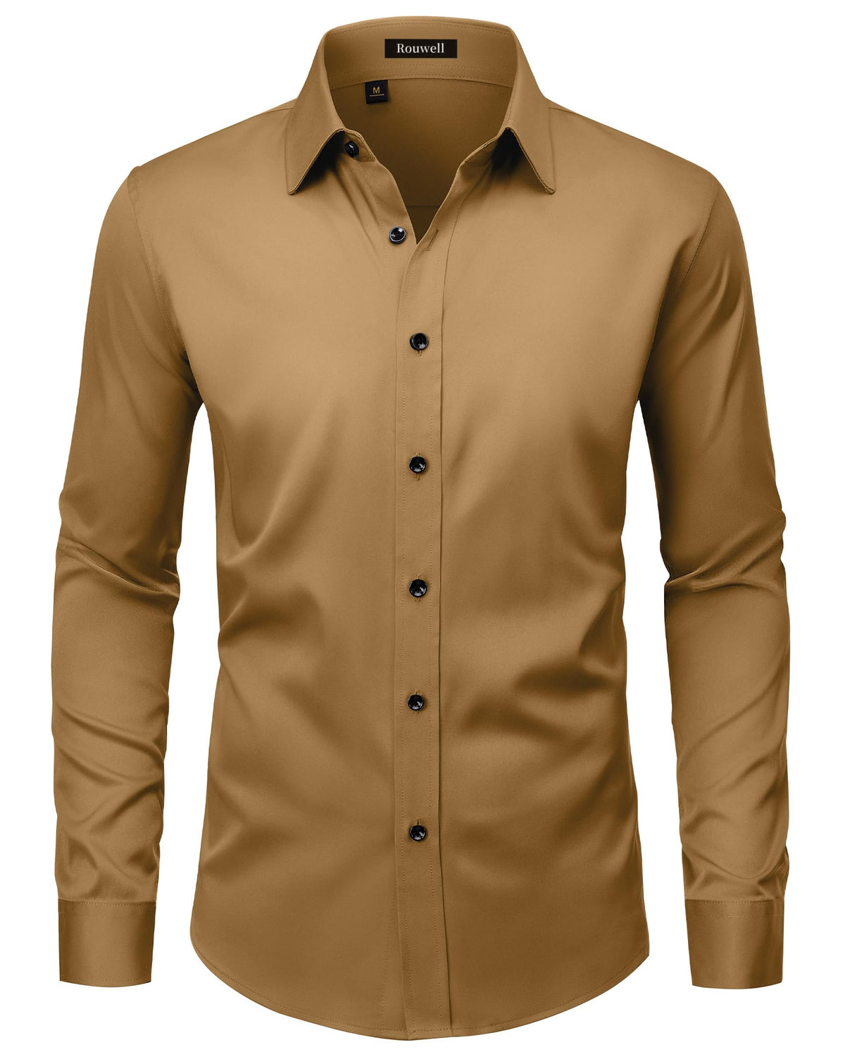 Men’s Wrinkle Free Dress Shirts Regular Fit Long Sleeve Non Iron Business Casual Wedding Stretch Button Down Shirt Jansha Store