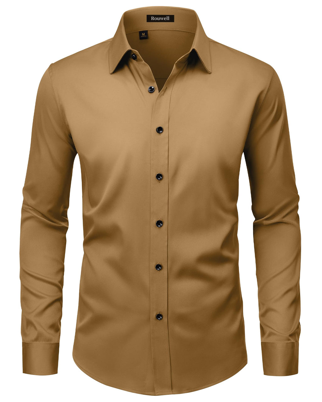 Men’s Wrinkle Free Dress Shirts Regular Fit Long Sleeve Non Iron Business Casual Wedding Stretch Button Down Shirt Jansha Store