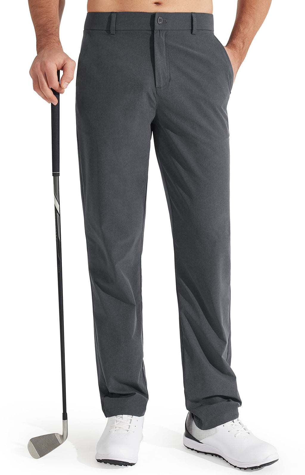 Libin Mens Golf Pants Stretch Work Dress Pants 30"/32"/34" Quick Dry Lightweight Casual Comfy Trousers with Pockets Jansha Store