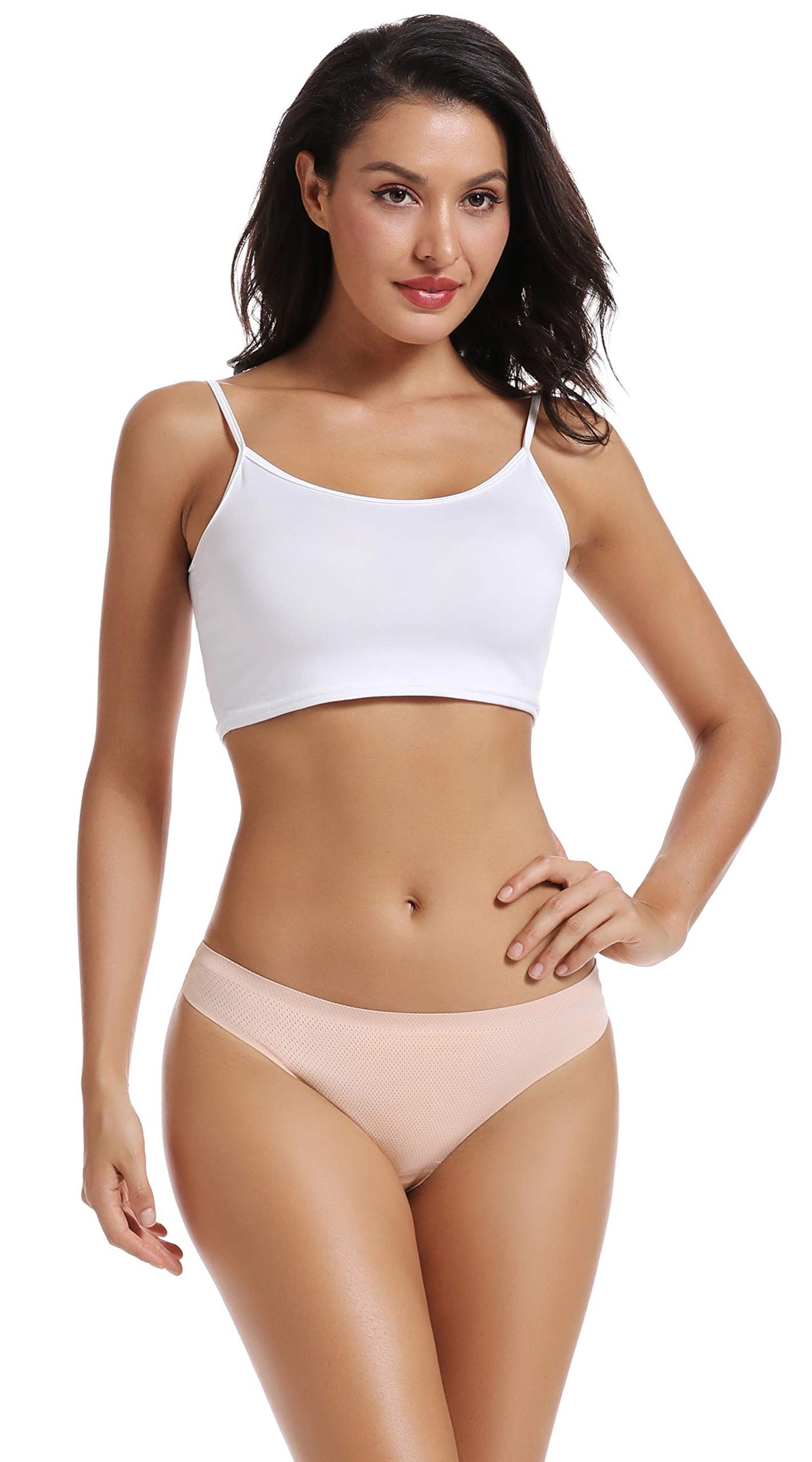 voenxe Seamless Women Underwear Thongs,No Show Ladies Workout Thong,5 Pack Jansha Store