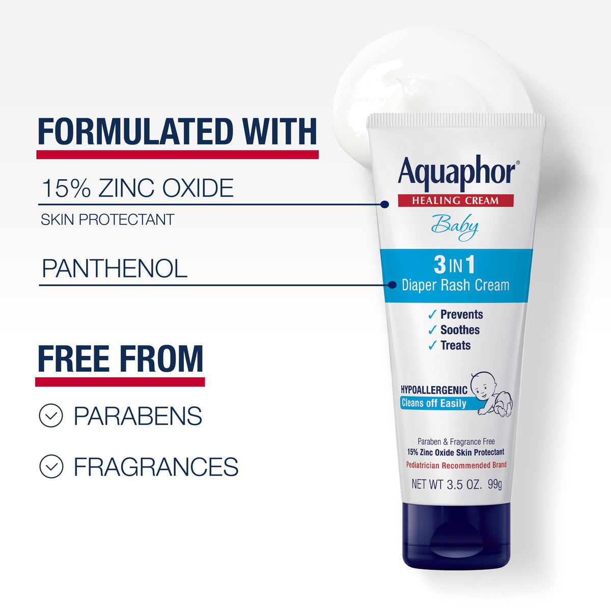 Aquaphor Baby Advanced Therapy Healing Ointment Skin Protectant, 7 OZ Jansha Store