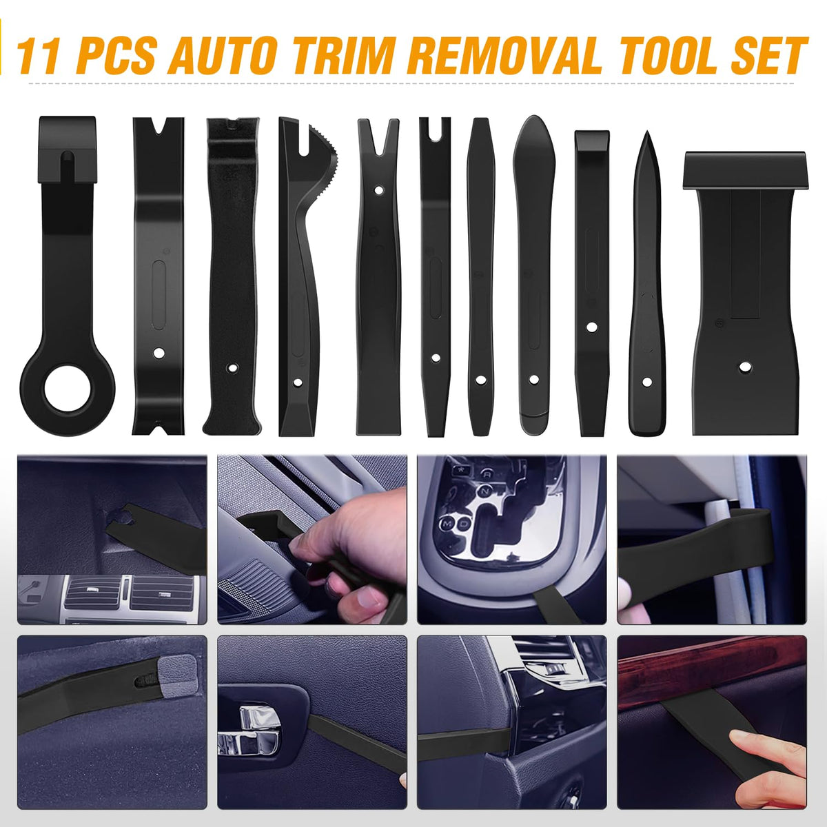 GOOACC 240PCS Bumper Retainer Clips Car Plastic Rivets Fasteners Push Retainer Kit 12 Popular Sizes Auto Push Pin Rivets Set -Door Trim Panel Fender Clips for GM Ford Toyota Honda Chrysler Jansha Store