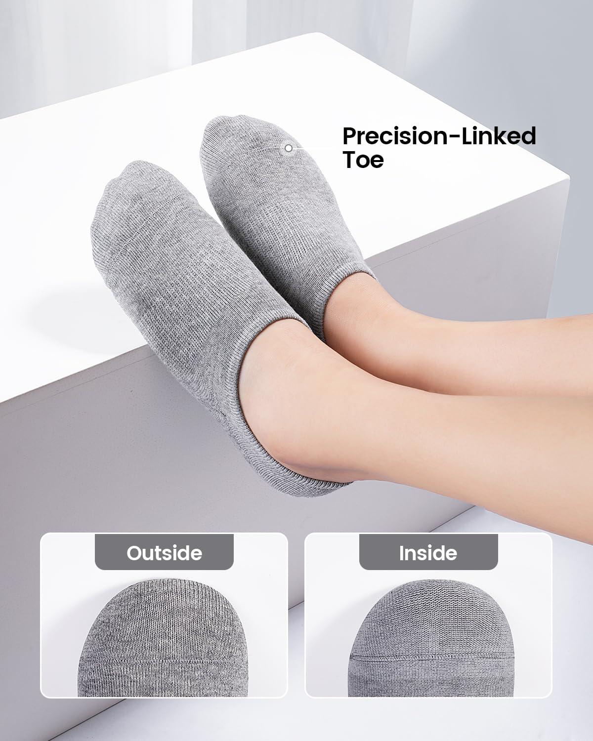 IDEGG Women & Men No Show Low Cut Anti‑Slip Casual Sports Running Socks Jansha Store