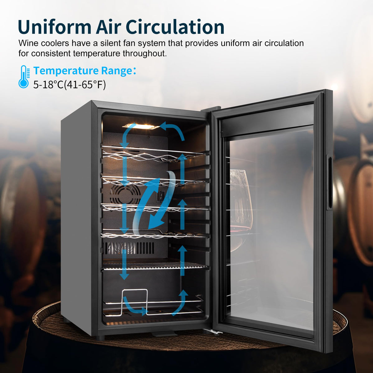 24 Inch Upgraded Dual Zone Wine and Beverage Refrigerator Cooler Jansha Store