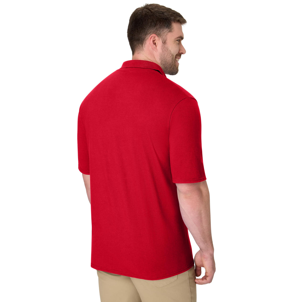 Hanes Men’s X-Temp Short Sleeve Polo Shirt, Midweight Men's Shirt Jansha Store