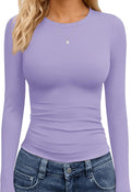 TNNZEET Long Sleeve Shirts for Women Fall Fashion Workout Crop Top Y2K 2026 Jansha Store