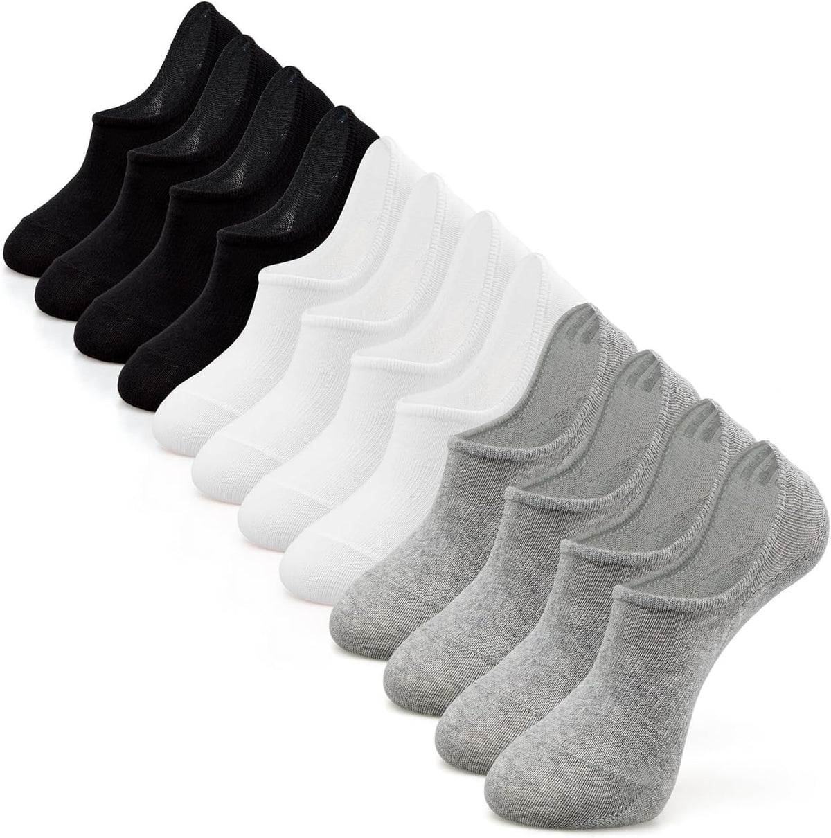 IDEGG Women & Men No Show Low Cut Anti‑Slip Casual Sports Running Socks Jansha Store