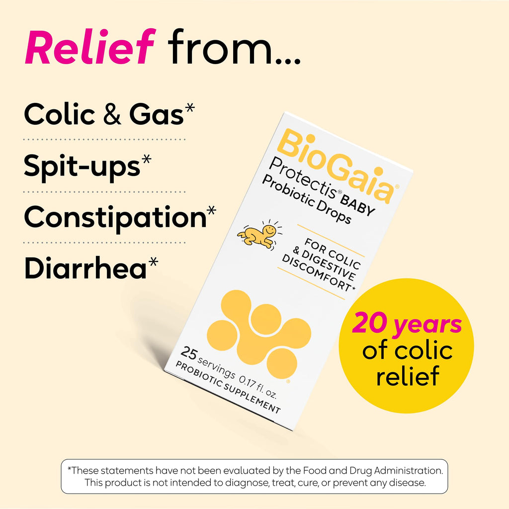 BioGaia Baby Probiotic Drops | Colic & Gas Relief | Safe for Newborns Jansha Store
