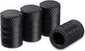 CKAuto Tire Valve Stem Caps, Aluminum Black, 4 pcs/Pack Jansha Store