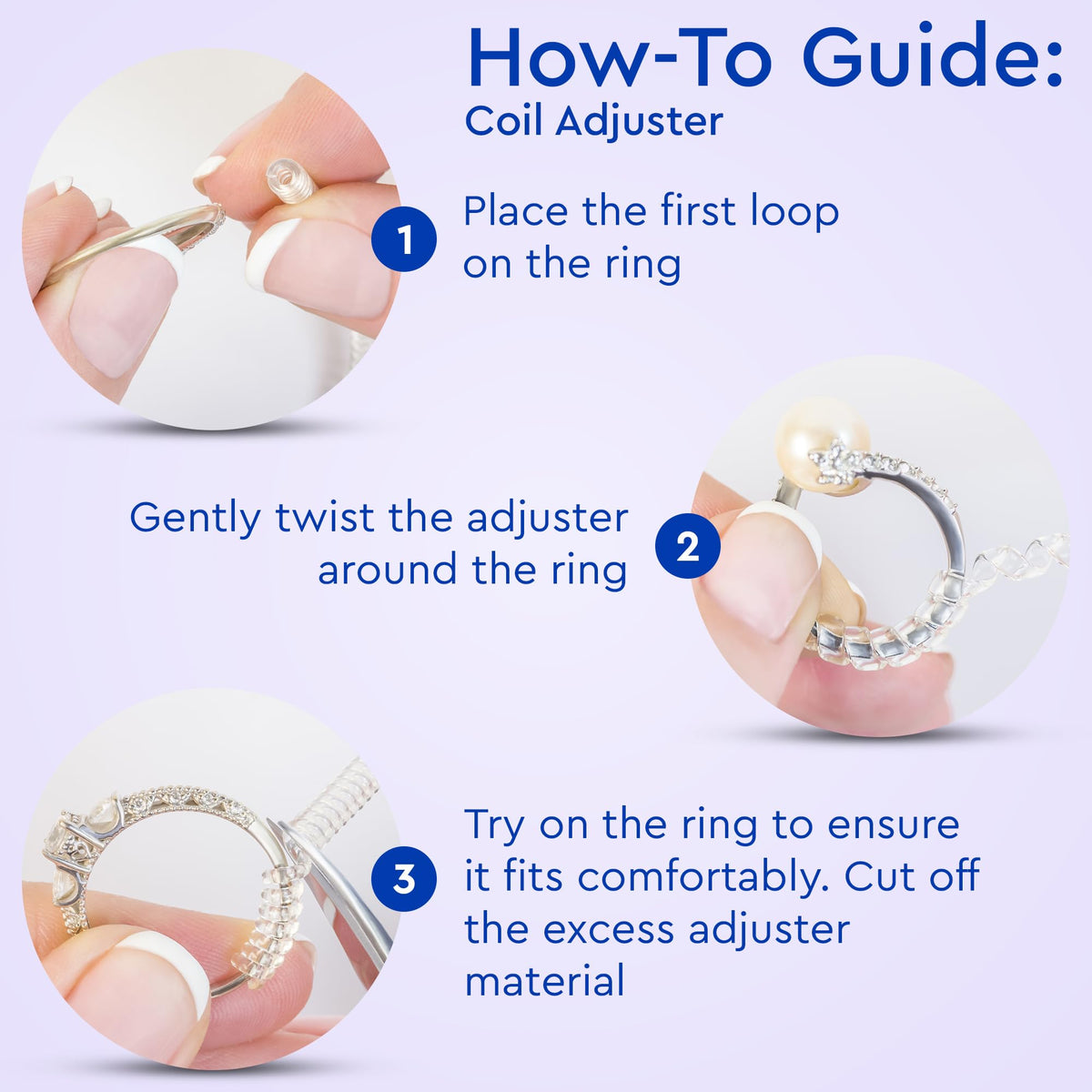 Ring Sizers for Loose Rings – Clip Ring Adjusters in 8 Sizes, Fits Flat Bands Up to 8 mm, Invisible Ring Guards for Women & Men Jansha Store