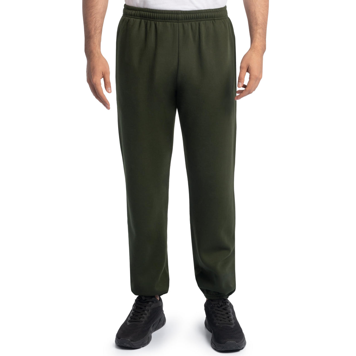 Fruit of the Loom Eversoft Fleece Elastic Bottom Sweatpants with Pockets, Relaxed Fit, Moisture Wicking, Breathable Jansha Store