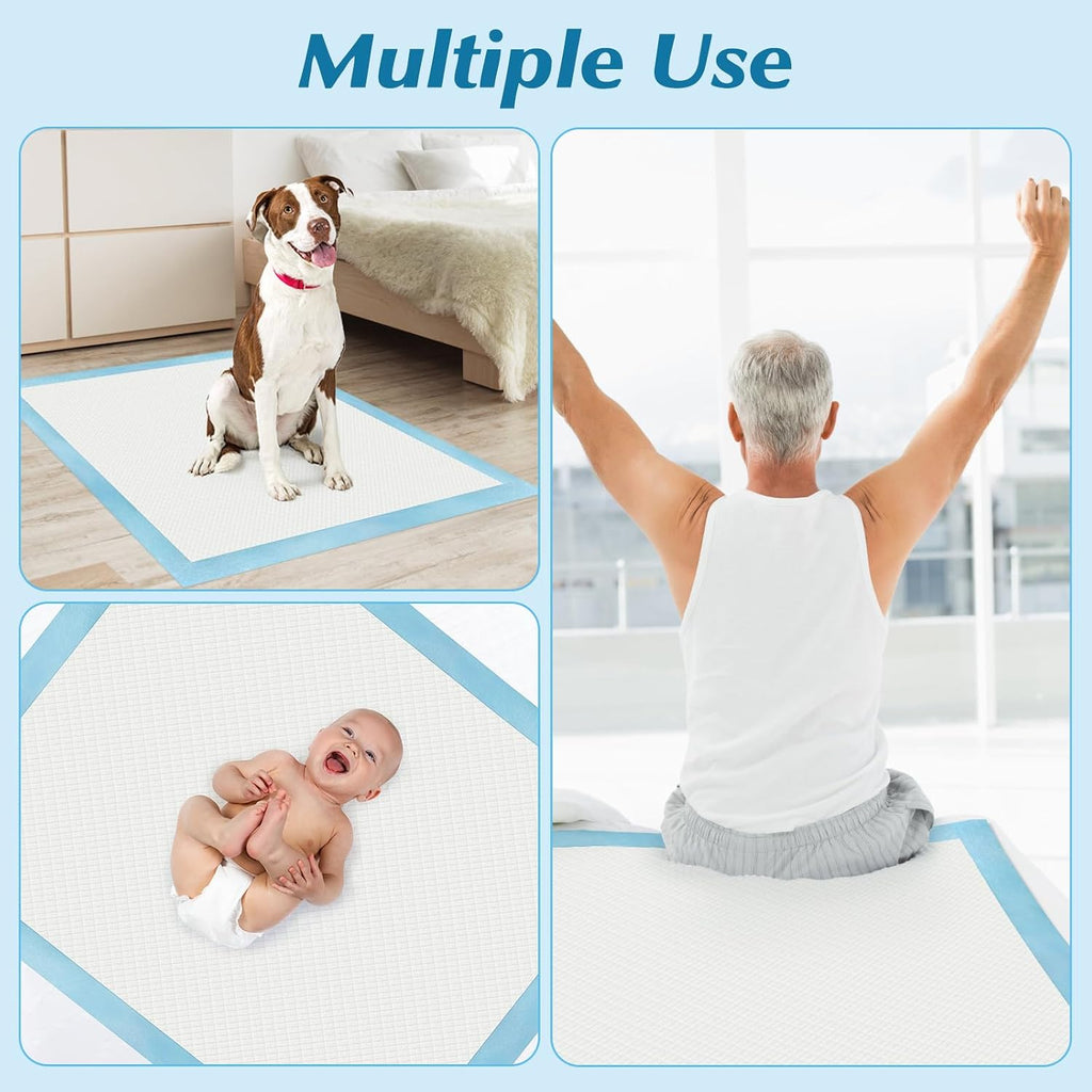 50 Count 30” x 36” Super Absorbency Disposable Underpads Jansha Store