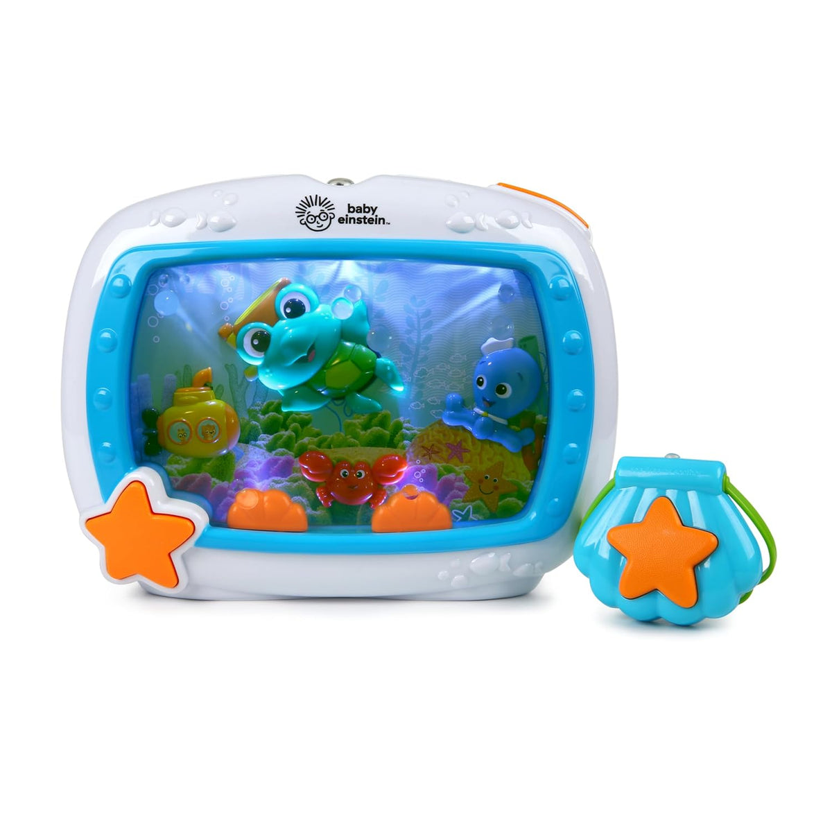Baby Einstein Sea Dreams Soother Musical Crib Toy and Sound Machine, Newborn and up Jansha Store