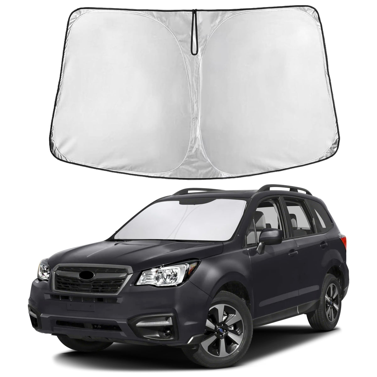 EcoNour Car Windshield Sun Shade, Front Window Sun Blocker for SUVs,Sedan Jansha Store