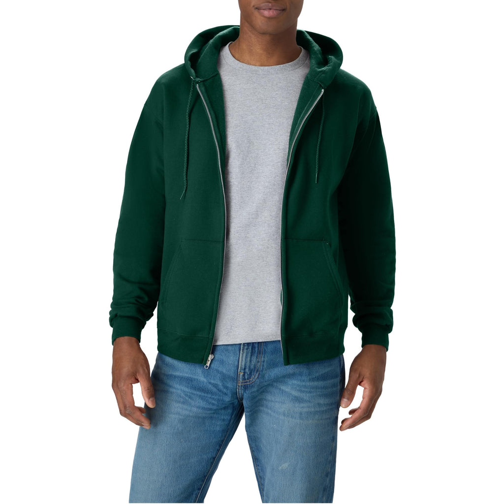 Hanes Men's Zip-up Hoodie, Ecosmart Fleece Full-zip Hoodie for Men, Hooded Sweatshirt Jansha Store