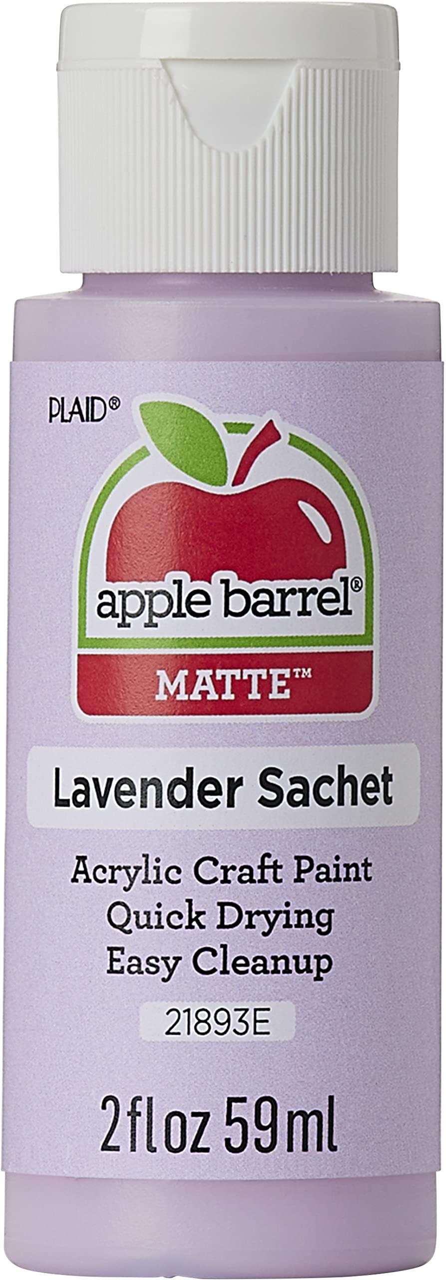 Apple Barrel Acrylic Paint in Assorted Colors (2 Ounce), 20503 White Jansha Store