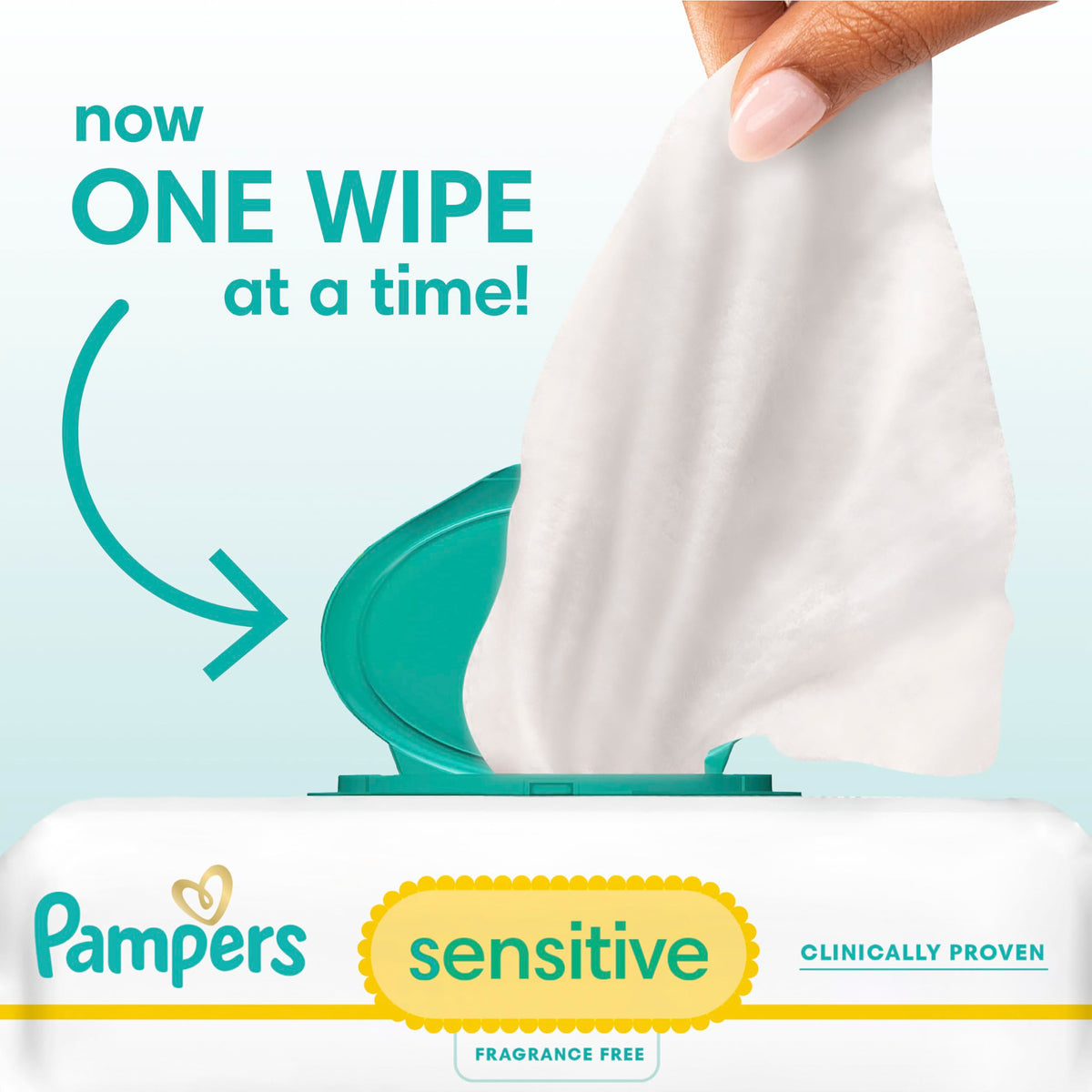 Pampers Sensitive Baby Wipes, Unscented, Fragrance Free, Clinically Proven, Water Based, Hypoallergenic, Multi-Use, Hand Wipes, 1008 Wipes Total (18X Flip-Top Packs) Jansha Store
