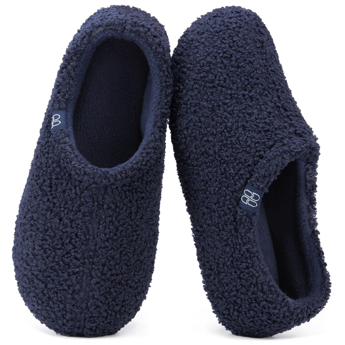 HomeTop Women's Fuzzy Curly Fur Fleece Lining Memory Foam Loafer Slippers Jansha Store