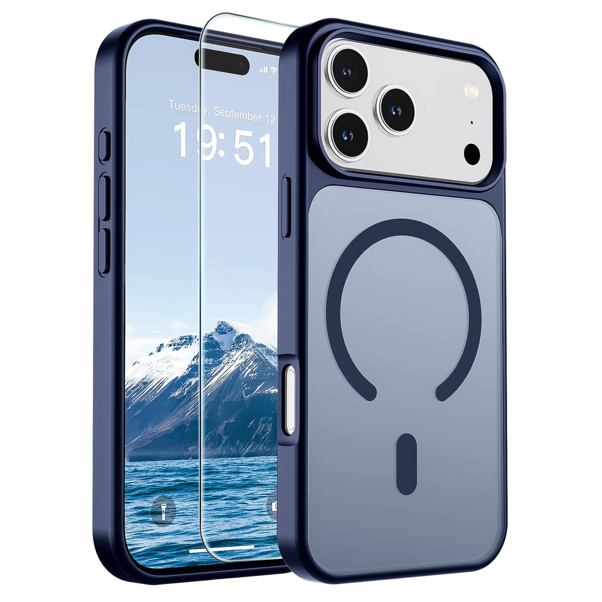 SUPFINE Magnetic for iPhone 12 Mini Case/iPhone 13 Mini Case Black Jansha Store
