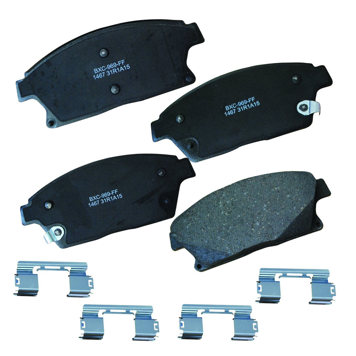 Bendix Premium SBC436A Ceramic Front Brake Pads for Toyota 4Runner 2002-2001, Hilux 2004, Tacoma 1998-1995 Jansha Store
