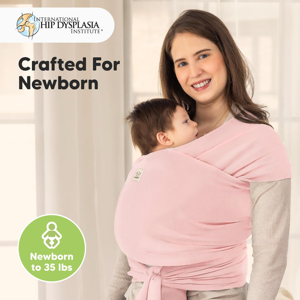 KeaBabies Baby Wrap Carrier, All in 1 Original Baby Carrier, Trendy Black Jansha Store