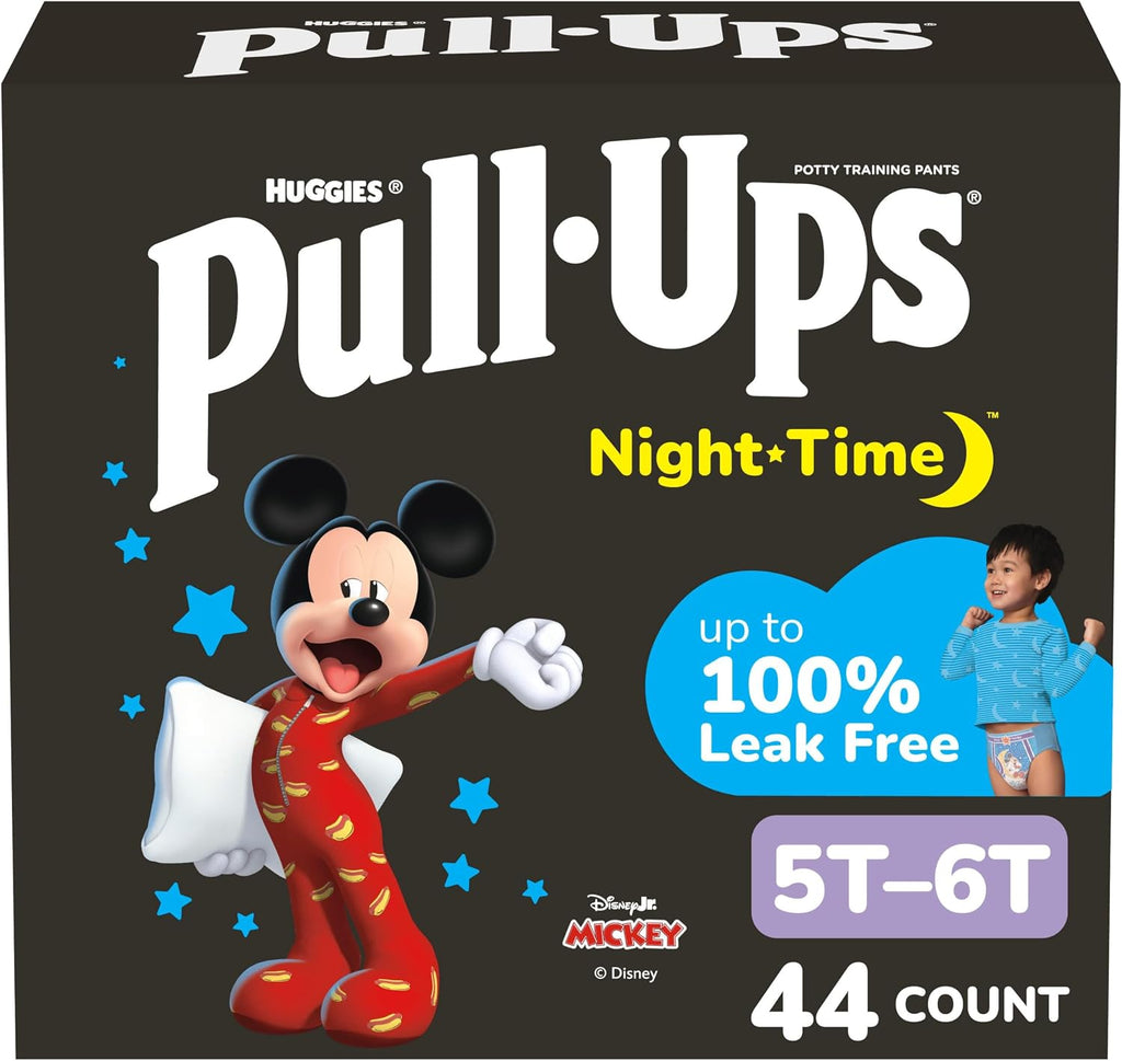 Pull-Ups Boys' Night-Time Potty Training Pants, Size 5T-6T, 44 Count Jansha Store