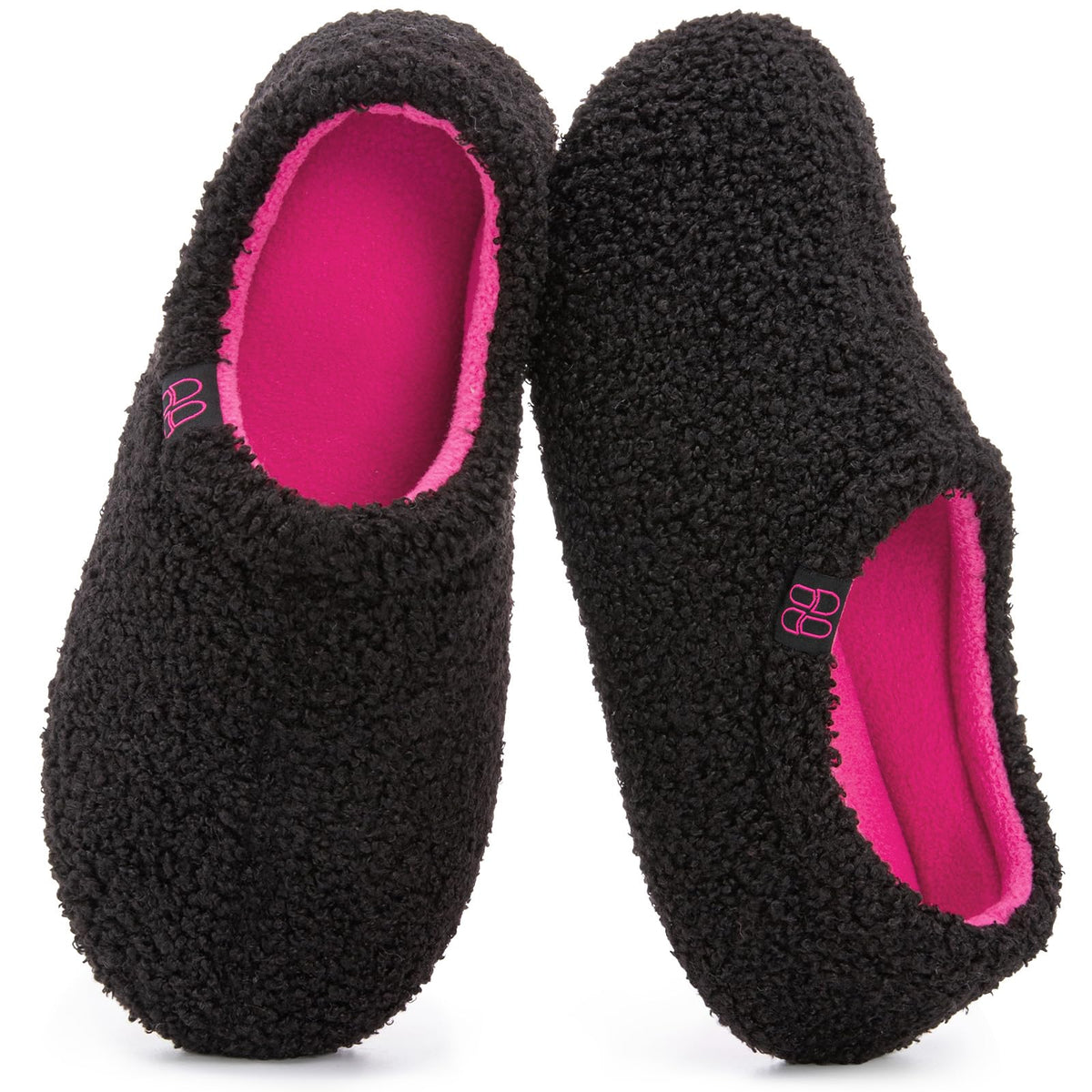 HomeTop Women's Fuzzy Curly Fur Fleece Lining Memory Foam Loafer Slippers Jansha Store