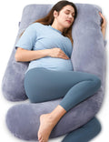 Momcozy Pregnancy Pillow for Sleeping - U Shaped Full Body Maternity Pillow Jansha Store