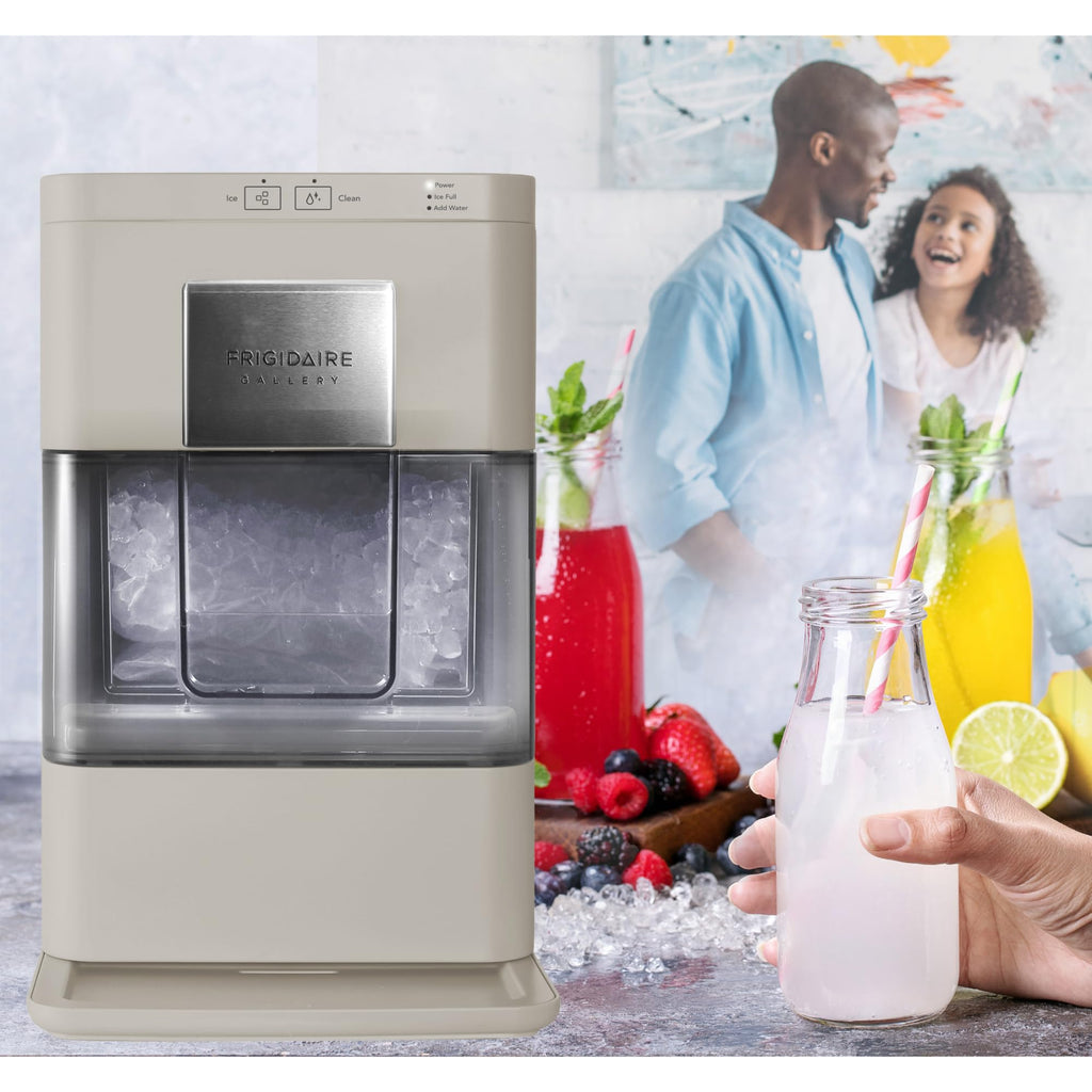 Frigidaire, 26 lb per Day, Countertop Bullet Ice Maker, Stainless Steel Jansha Store