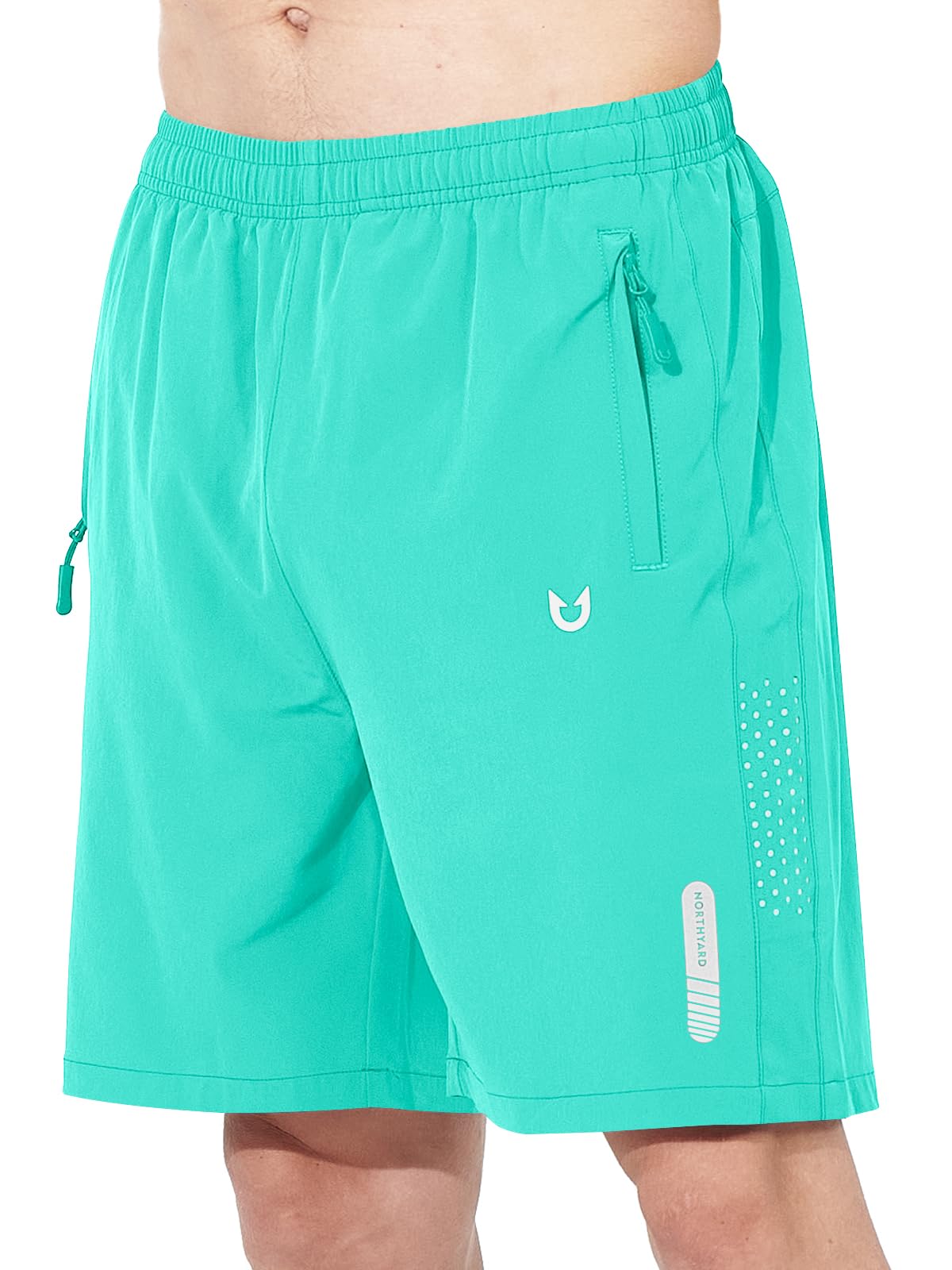 NORTHYARD Men's Athletic Running Shorts Gym Workout 7"/9"/5" Zipper Pockets Jansha Store