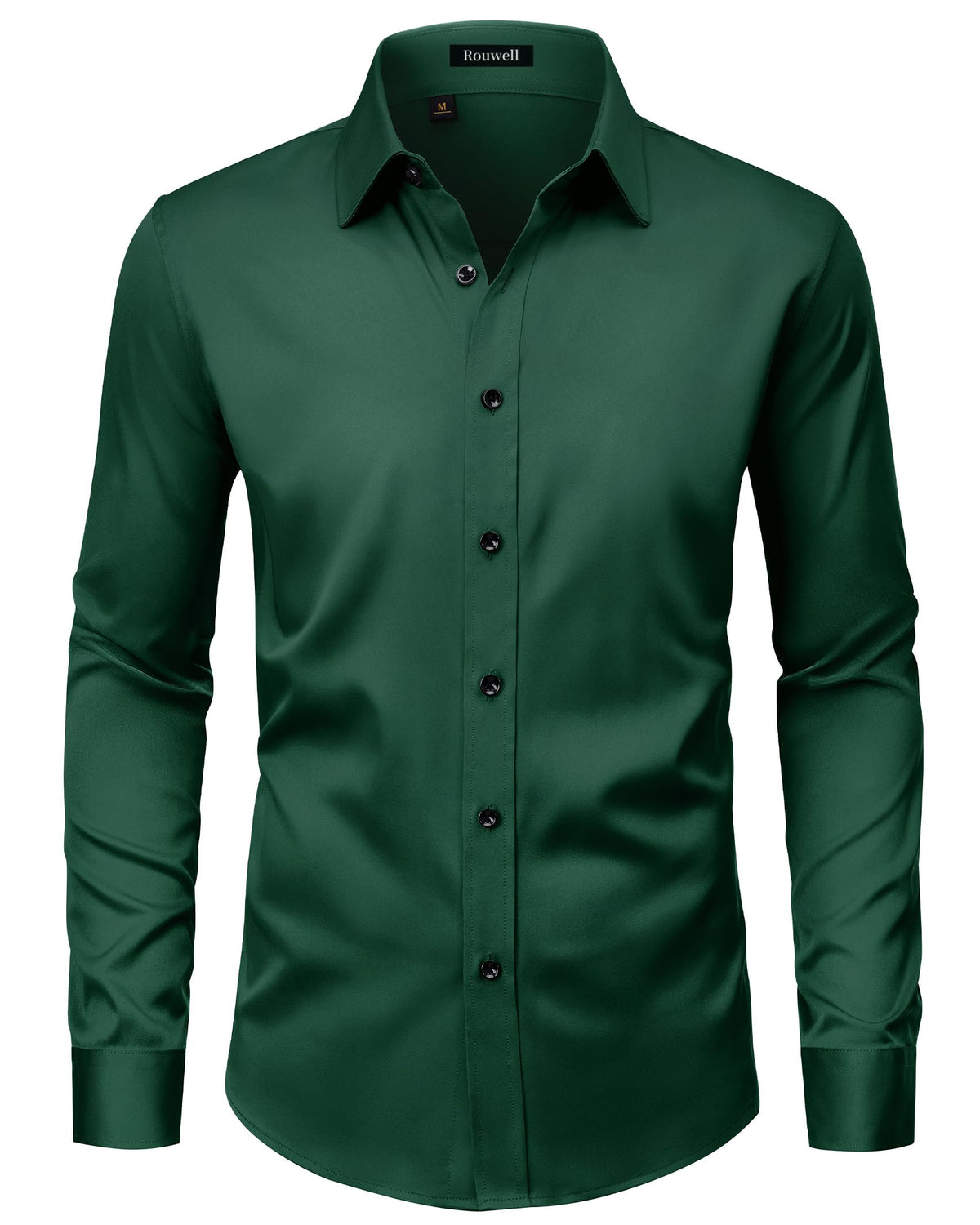 Men’s Wrinkle Free Dress Shirts Regular Fit Long Sleeve Non Iron Business Casual Wedding Stretch Button Down Shirt Jansha Store