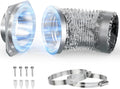 Magnetic Dryer Vent Coupling DV180 Magnetic Dryer Vent Connector Kit 4 Inch Jansha Store