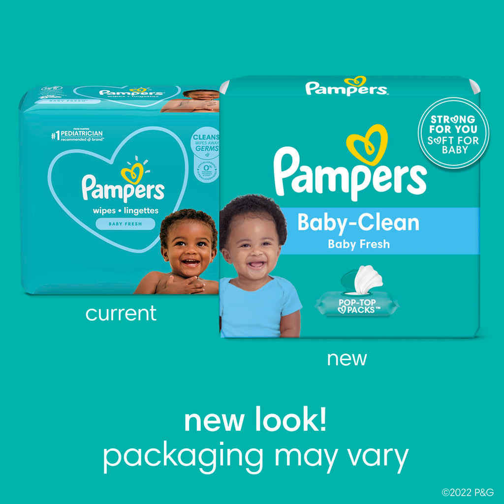 Pampers Complete Clean Baby Wipes - Fresh Scent 1X 72 Count Jansha Store