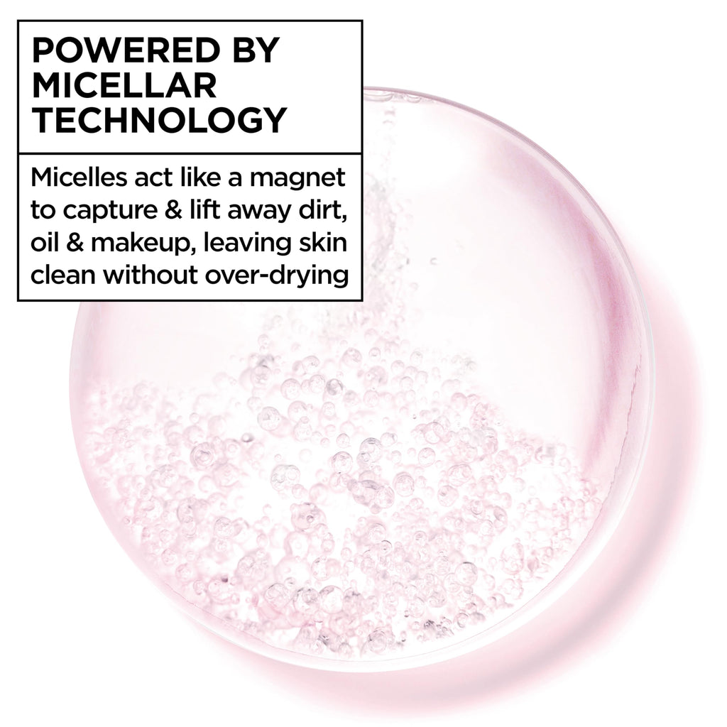 Garnier Micellar Water, Hydrating Facial Cleanser & Makeup Remover, Suitable for Sensitive Skin, Vegan, Cruelty Free, 13.5 Fl Oz (400mL), 1 Count Jansha Store