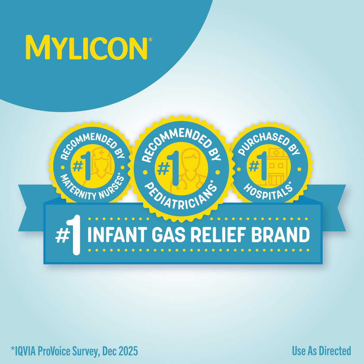 MYLICON Gas Relief Drops for Infants & Babies, Dye Free Formula, 0.5 Fl Oz. Jansha Store