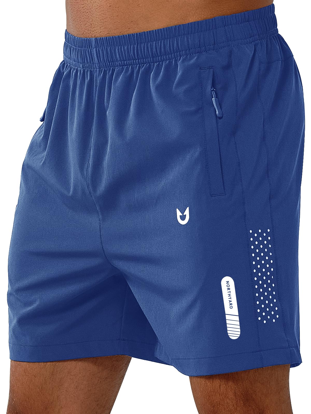 NORTHYARD Men's Athletic Running Shorts Gym Workout 7"/9"/5" Zipper Pockets Jansha Store