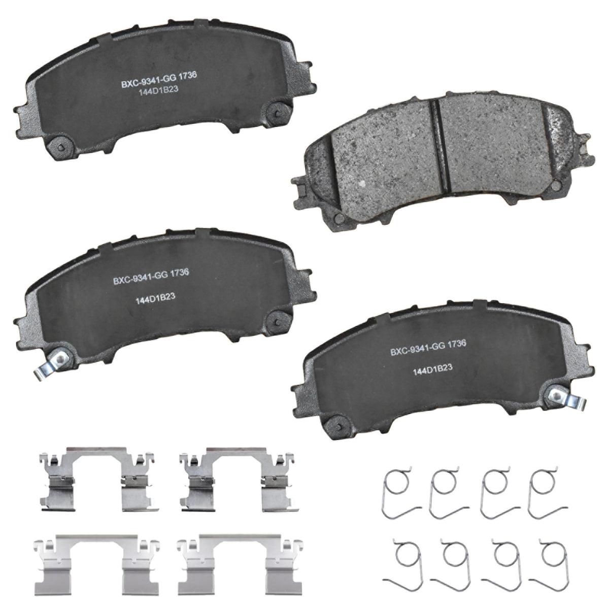 Bendix Premium SBC436A Ceramic Front Brake Pads for Toyota 4Runner 2002-2001, Hilux 2004, Tacoma 1998-1995 Jansha Store