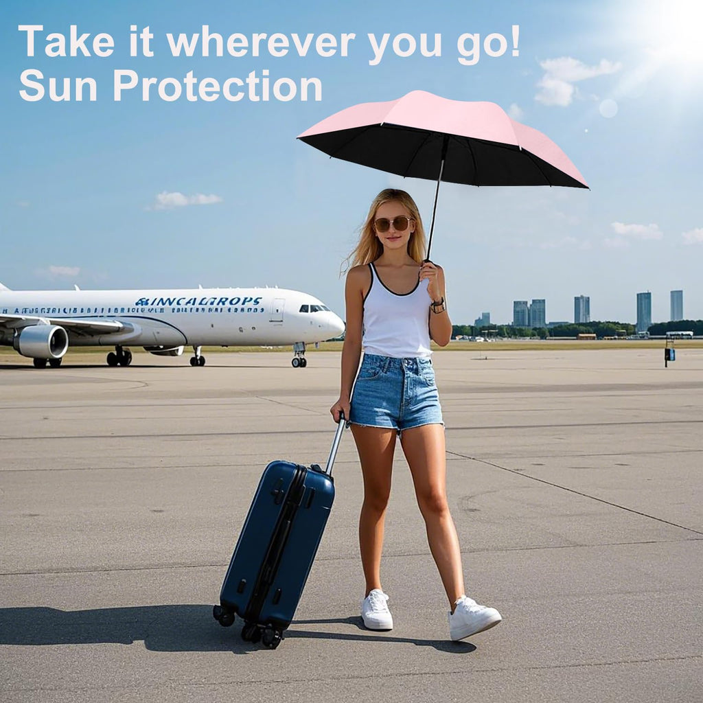 BAODINI Mini Travel Umbrella with UV Sun Protection, Compact Pocket-Size Jansha Store