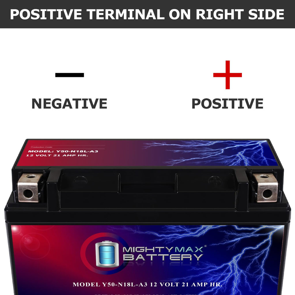 Mighty Max Battery YTX14-BS - 12 Volt 12 AH, 200 CCA, Rechargeable Maintenance Free SLA AGM Motorcycle Battery Jansha Store